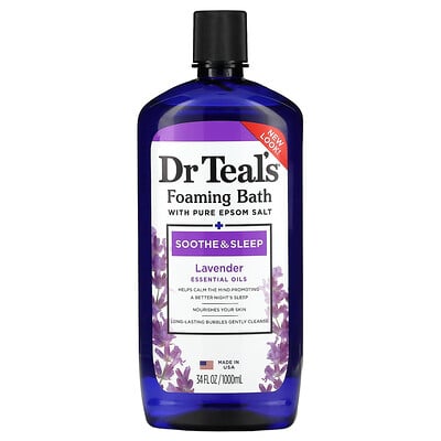 Foaming Bath With Pure Epsom Salt, Lavender