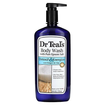 Body Wash With Pure Epsom Salt, Detoxify & Energize