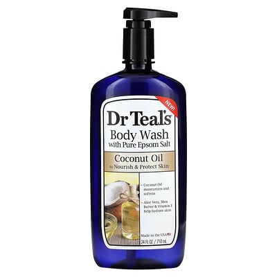 Body Wash With Pure Epsom Salt, Coconut Oil