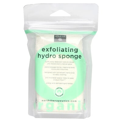 Exfoliating Hydro Sponge, Rectangular, 1 Sponge