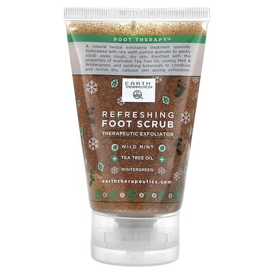 Basics, Refreshing Foot Scrub, Therapeutic Exfoliator