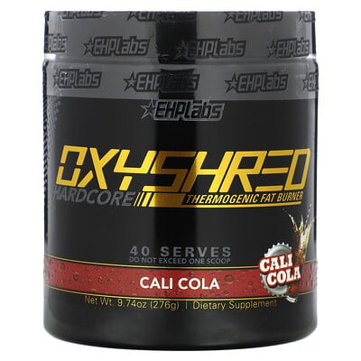 Oxyshred Hardcore, Thermogenic Fat Burner, Cali Cola