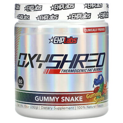 Oxyshred, Thermogenic Fat Burner, Gummy Snake