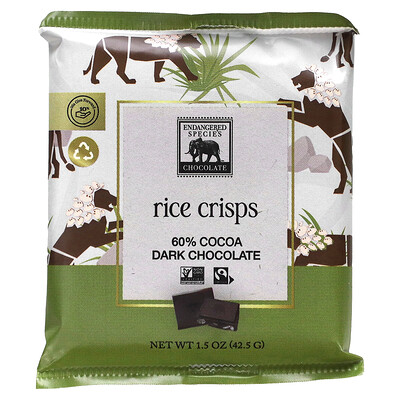 Rice Crisps, 60% Cocoa Dark Chocolate
