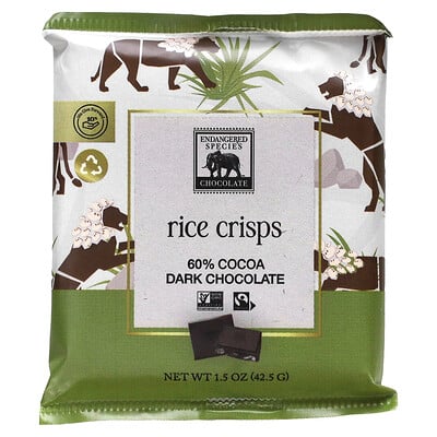 Rice Crisps, 60% Cocoa Dark Chocolate