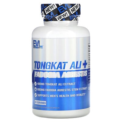 Tongkat Ali + Fadogia Agrestis, 400 Mg, 60 Veggie Capsules