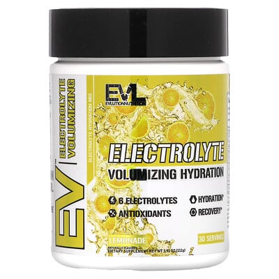 Electrolyte Volumizing Hydration, Lemonade