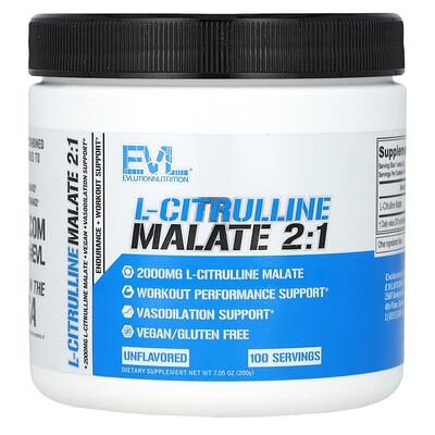 L-citrulline Malate 2:1, Unflavored