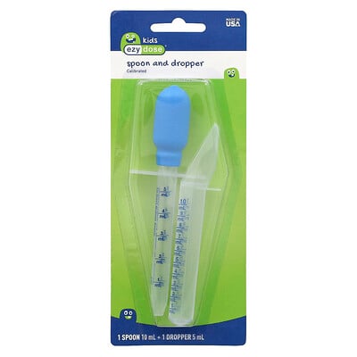 Kids, Spoon And Dropper, 2 Pieces