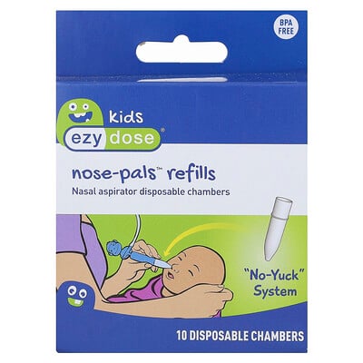 Kids, Nose-pals Refills, 10 Disposable Chambers