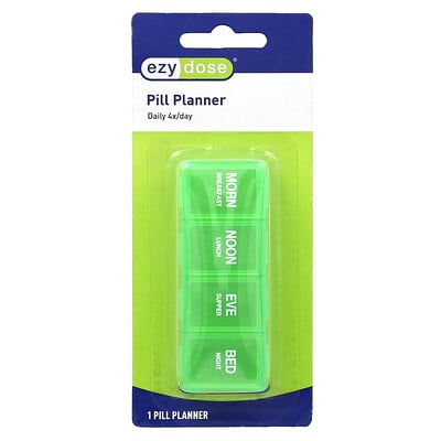 Daily 4x/day Pill Planner, 1 Count