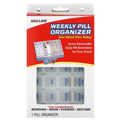 One Week Plus Today Weekly Pill Organizer, 1 Count