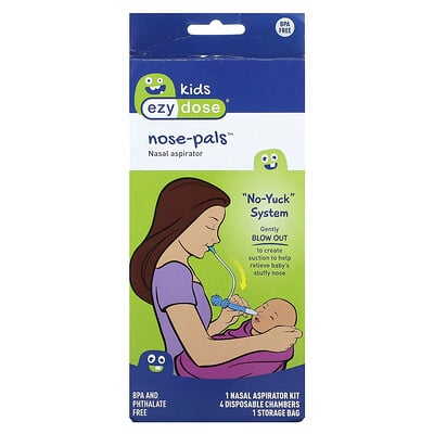 Kids, Nose-pals, Nasal Aspirator, 6 Piece Kit
