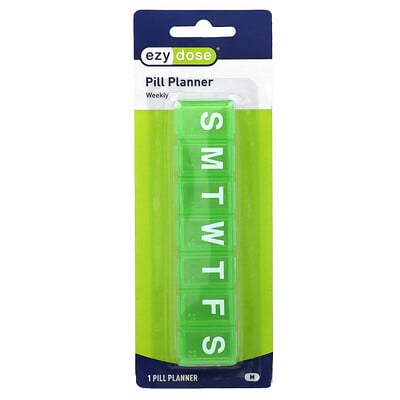 Weekly Classic Pill Planner, Medium, 1 Count