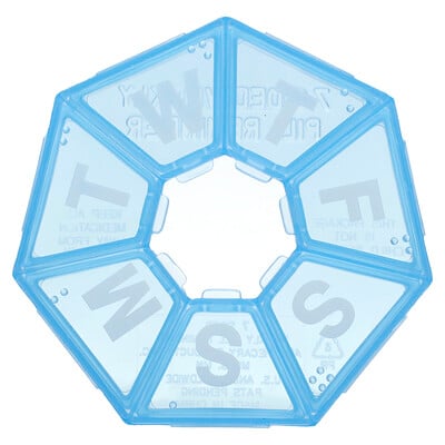 7 Sided Weekly Pill Reminder, 1 Count
