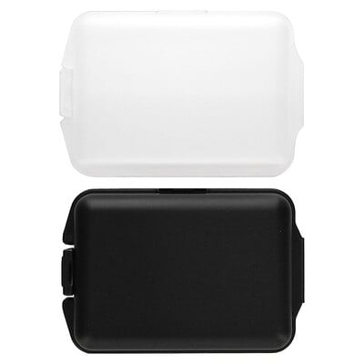 Solid Medication Dispensing, Black & White, 2 Count