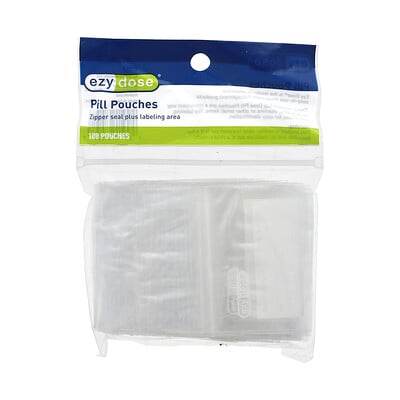 Reusable Pill Pouches, 100 Count