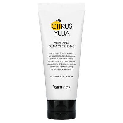Citrus Yuja, Vitalizing Foam Cleansing