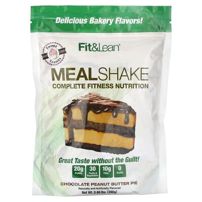 Meal Shake, Complete Fitness Nutrition, Chocolate Peanut Butter Pie
