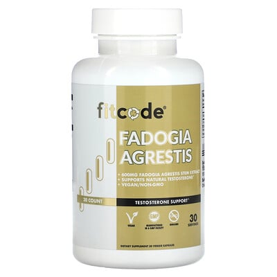 Fadogia Agrestis , 600 Mg , 30 Count