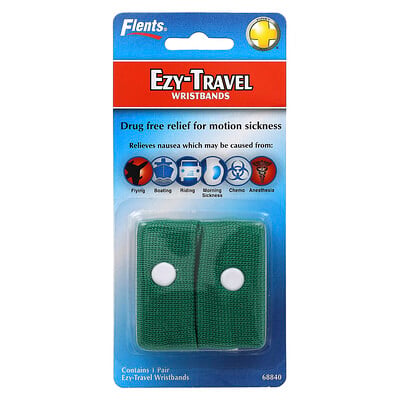 Ezy-travel Wristbands, One Size Fits All, 1 Pair