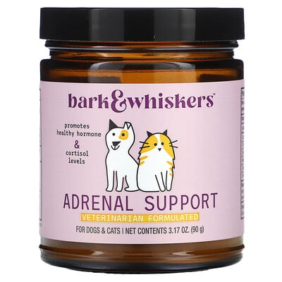 Bark & Whiskers, Adrenal Support, For Dogs & Cats