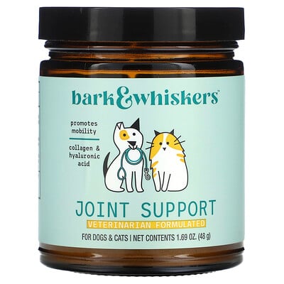 Bark & Whiskers, Joint Support, For Dogs & Cats