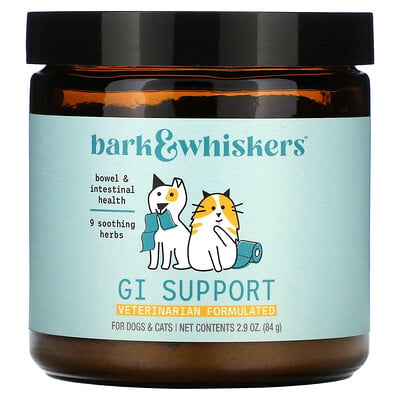 Bark & Whiskers, Gi Support, For Cats & Dogs