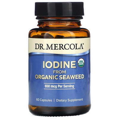 Iodine From Organic Seaweed, 650 Mcg