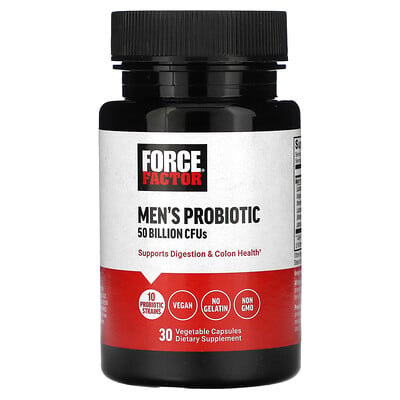 Men's Probiotic, 50 Billion Cfus, 30 Vegetable Capsules