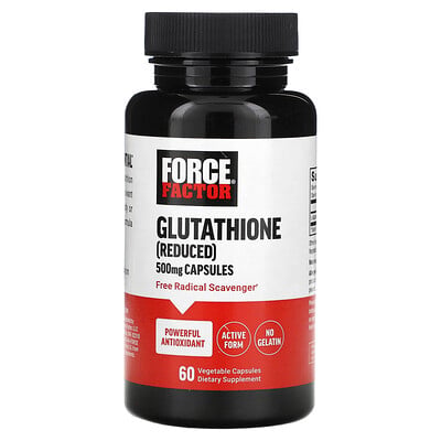 Glutathione (reduced), 500 Mg , 60 Vegetable Capsules