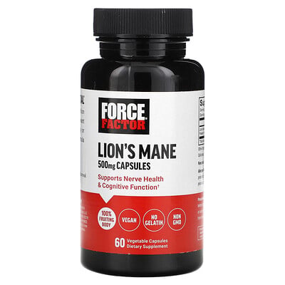 Lion's Mane, 500 Mg , 60 Vegetable Capsules