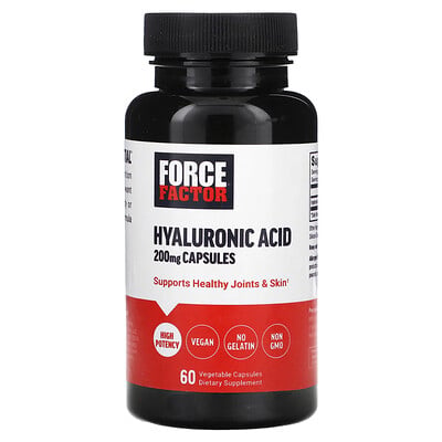 Hyaluronic Acid, 200 Mg, 60 Vegetable Capsules