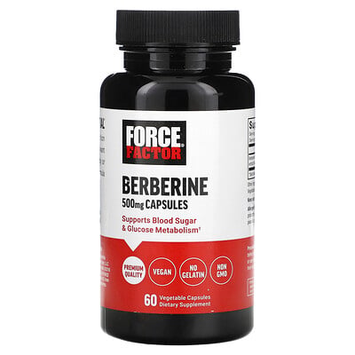 Berberine , 500 Mg , 60 Vegetable Capsules