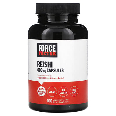 Reishi, 600 Mg, 100 Vegetable Capsules