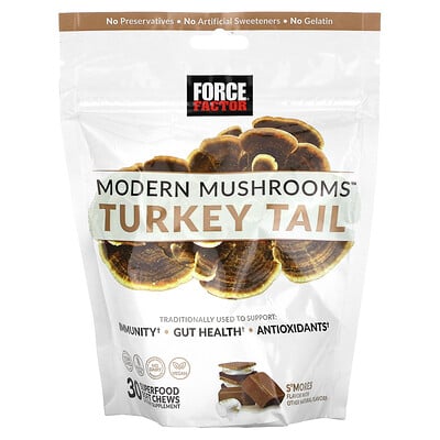 Modern Mushrooms™, Turkey Tail, S'mores, 30 Superfood Soft Chews