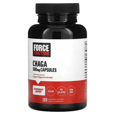 Chaga, 500 Mg, 120 Vegetable Capsules