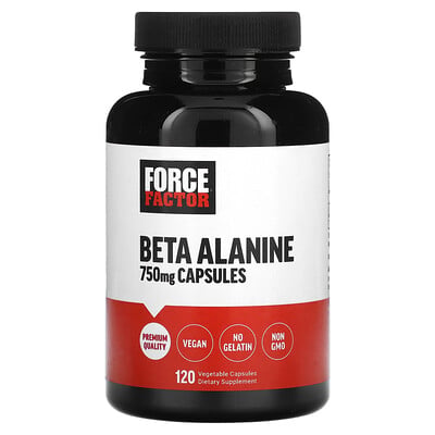 Beta Alanine, 750 Mg, 120 Vegetable Capsules