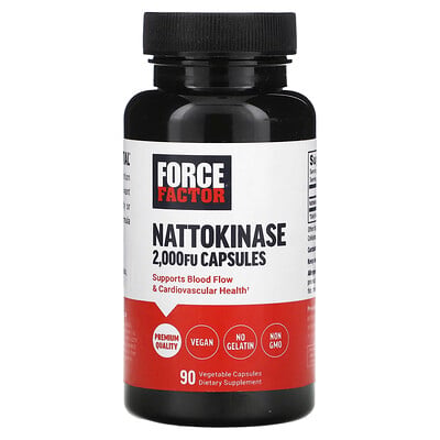 Nattokinase, 2,000 Fu, 90 Vegetable Capsules