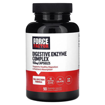 Digestive Enzyme Complex, 150 Mg, 90 Vegetable Capsules