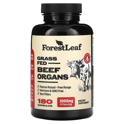 Grass Fed Beef Organs, 3,000 Mg