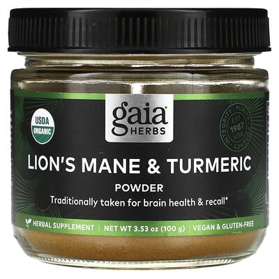 Lion's Mane & Turmeric Powder