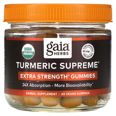 Turmeric Supreme, Extra Strength, 60 Vegan Gummies
