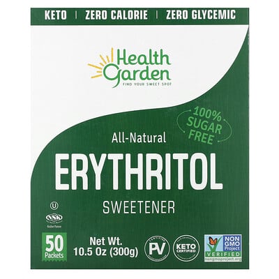 All-natural Erythritol Sweetener, 50 Packets, 0.21 Oz (6 G)