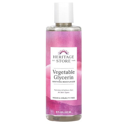 Vegetable Glycerin, Soothing Moisturizer, All Skin Types