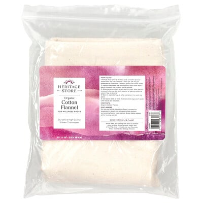 Organic Cotton Flannel, 1 Flannel, 13 X 15 (33 X 38 Cm)