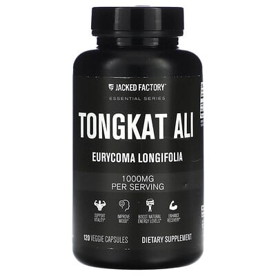 Essential Series, Tongkat Ali, 1,000 Mg, 120 Veggie Capsules