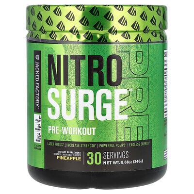 Nitro Surge, Pre-workout, Pineapple