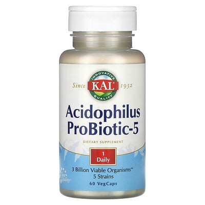 Acidophilus Probiotic-5, 60 Vegcaps