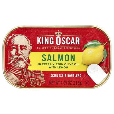 Skinless & Boneless Salmon In Extra Virgin Olive Oil With Lemon